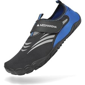 Mishansha Scarpe da Scoglio Uomo Donna Gr.36-46 | 13 Fori di Drenaggio, Scarpette Mare Scoglio,Antiscivolo,Per Spiaggia Piscina Acqua Immersione,Soletta Rimovibili