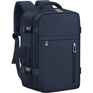 OTAHGK Zaino da Viaggio 40 × 30 × 20 per Ryanair, Bagaglio a Mano Sotto il Sedile Aereo Borsa da Cabina Voli Zaini Casual Valigia Ufficio Scolastico Lavoro Borse Adatto a Laptop da 14 pollici-Nero