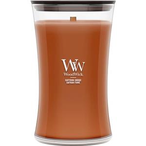WoodWick Candela profumata | Candela a Clessidra Media | Saffron Smoke | Regali Perfetti per Donne