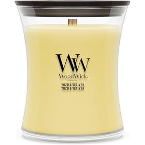 WoodWick Candela profumata | Candela Media a Clessidra | Yuzu & Vetiver | Regalo Perfetto per Donne