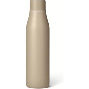 Amazon Basics Borraccia Termica in Acciaio Inox, 592ml, Senza BPA, Grigio Lino