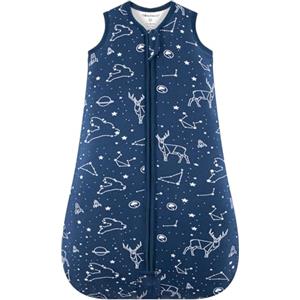 Mosebears Sacco nanna invernale per bambini, 2,5 tog,cotone, per diverse misure dalla nascita all'età di 24 mesi(Navy Blue,6-12 mesi)
