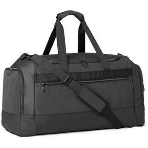 Amazon Essentials Borsone da Viaggio Leggero con Tasca per Capi Bagnati e Scomparto Scarpe, 63,5cm, Nero