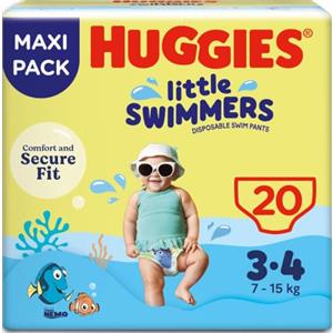 Huggies Little Swimmers, 20 Pannolini Costumino, Taglia 2-3 (3-8 kg)