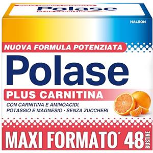 Polase Plus Carnitina Integratore Stanchezza e Fatica Fisica 48 Bustine