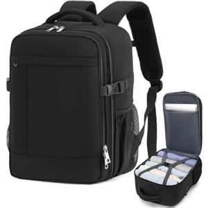 Lossga Zaino 45x36x20 per Easyjet Zaino da Viaggio Aereo Bagaglio a Mano | Zaini Casual con Fibbia Pettorale, Tasca Laterale, Tasca per Bagnato, Scomparto Laptop, Borsa Antifurto, Ergonomico