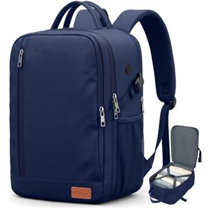 Lossga Zaino per Ryanair 40x30x20 Zaino da Viaggio 40x30x15 45x36x20 per Easyjet | Bagaglio a Mano con Cinghie di Compressione Borsa Antifurto Zaini Porta Pc Tasca per Bagnato Resistente All'acqua Leggero