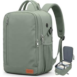 Lossga Zaino per Ryanair 40x30x20 Zaino da Viaggio 40x30x15 45x36x20 per Easyjet | Bagaglio a Mano con Cinghie di Compressione Borsa Antifurto Zaini Porta Pc Tasca per Bagnato Resistente All'acqua Leggero