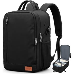 Lossga Zaino per Ryanair 40x30x20 Zaino da Viaggio 40x30x15 45x36x20 per Easyjet | Bagaglio a Mano con Cinghie di Compressione Borsa Antifurto Zaini Porta Pc Tasca per Bagnato Resistente All'acqua Leggero