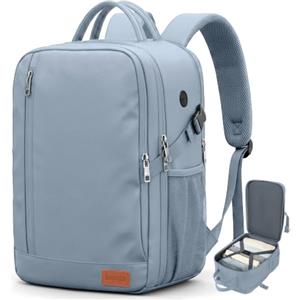 Lossga Zaino per Ryanair 40x30x20 Zaino da Viaggio 40x30x15 45x36x20 per Easyjet | Bagaglio a Mano con Cinghie di Compressione Borsa Antifurto Zaini Porta Pc Tasca per Bagnato Resistente All'acqua Leggero