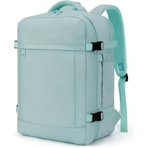VSNOON Zaino Ryanair 40x30x20, 25L Zaino da Viaggio Aereo Bagaglio a Mano | Borsa da Cabina per Wizz Air EasyJet, Borse Valigia Resistente all'Acqua, 15,6 Pollici Zaini PC Casual Laptop Daypack, Verde