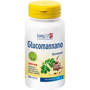 LONGLIFE SRL LONGLIFE GLUCOMANNANO 100 Cps