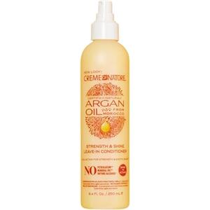 Creme Of Nature Argan Oil Strength & Shine Leave in Conditioner, Balsamo Senza Risciacquo all'Olio di Argan, 250 ml
