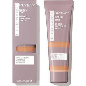 Revlon Illuminance Tinted Serum, Fondotinta in Siero Triplo Acido Ialuronico, Uniforma il Tono della Pelle, Illumina e Idrata per tutto il giorno, SPF 15, 409 Brulee, 28 ml