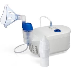 OMRON X102 Total aerosol adulti a bambini con lavaggio nasale | Aerosol efficace per adulti e bambini, progettato per la gestione pratica delle condizioni respiratorie a casa