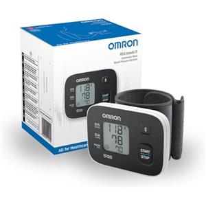 OMRON RS3 Intelli ITMisuratore di Pressione da Polso Bluetooth | Misuratore da polso con Bluetooth per monitorare la pressione arteriosa e supportare il controllo dell'ipertensione