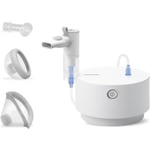 OMRON X105 Advanced aerosol a compressore all-in-one adulti/bambini | Aerosol efficace progettato per trattare condizioni respiratorie acute e croniche a casa