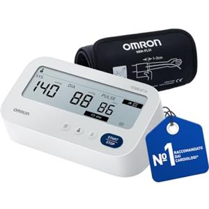 OMRON X3 Comfort AFib Misuratore pressione da braccio per 2 utenti | Misuratore di pressione arteriosa clinicamente validato per rilevamento della Fibrillazione Atriale (AFib)| con Intelli Wrap