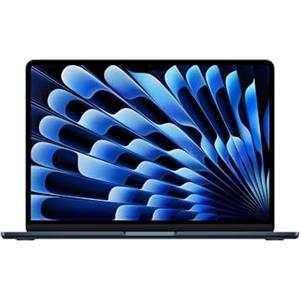 Apple MacBook Air 13'' con chip M5: progettato per l'AI, display Liquid Retina da 13,6'', 16GB di memoria unificata, 512 GB di archiviazione SSD, 10 CPU, 8 GPU, Wi Fi 7 - Mezzanotte