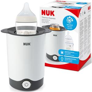 NUK Thermo Express scaldabiberon | Riscalda delicatamente cibi liquidi e pappe in 90 secondi | Spegnimento automatico | Cestello estraibile per una semplice rimozione | Spina europea a 2 poli