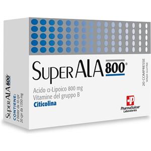 PHARMASUISSE LABORATORIES SpA SUPERALA 800 20CPR