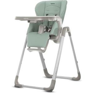 Inglesina My Time Seggiolone Pappa, Mint, Reclinabile dalla Nascita ai 36 Mesi, Pieghevole, Design Moderno, Comfort e Igiene Massimi