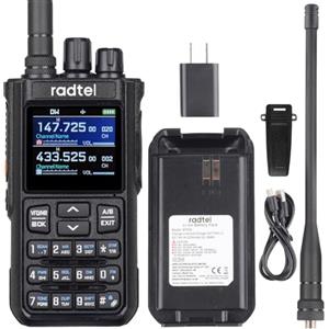 Radtel RT-900 Walkie Talkie da 8W a Banda Multipla, Radio VHF/UHF a 256 Canali, Banda Aerea, NOAA, Marittima e Fluviale per Attività all'Aperto, Emergenze, Comunicazioni Aeronautiche