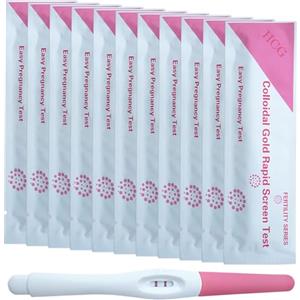 Toimveok 11 Pcs Test Di Gravidanza Precoce Stick Gravidanza,Altamente Sensibile,Rilevamento Rapido,Preciso E Affidabile,Confezionato Singolarmente,Per Una Migliore Comprensione Delle Proprie Condizioni