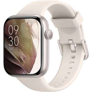 AOYBWK Smartwatch Uomo Donna, 1.85" Orologio Fitness con Chiamate Bluetooth e Notifiche, 140+ Modi Sportivi con Contapassi, SpO2, Cardiofrequenzimetro da Polso, Sonno, IP68 per Android iOS