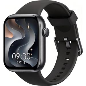 AOYBWK Smartwatch Uomo Donna, 1.85" Orologio Fitness con Chiamate Bluetooth e Notifiche, 140+ Modi Sportivi con Contapassi, SpO2, Cardiofrequenzimetro da Polso, Sonno, IP68 per Android iOS