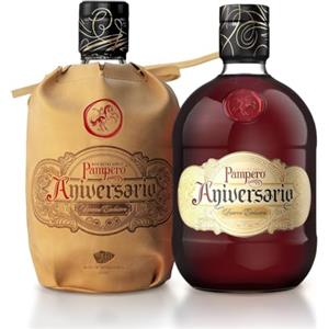Pampero Rum Pampero Aniversario 70 cl - Riserva Premium Pluripremiata, Invecchiata in Botti Ex-Sherry e Bourbon. 40% Vol.