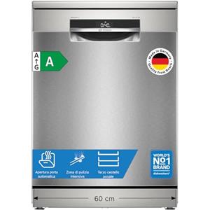 Bosch SMS6ECI15E Serie 6 Lavastoviglie smart 14 coperti Acciaio | Lavastoviglie da libera installazione, Smart, Apertura della porta a fine ciclo, Zona pulizia intensiva, Made in Germany