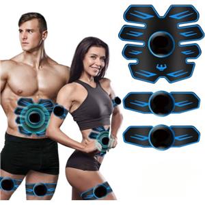 HENESE EMS Elettrostimolatore Muscolare,Elettrostimolatore per Addominali，ABS Addominale Tonificante Cintura,Allenatore Addominale per la Stimolazione Mirata dei Muscoli Addominali
