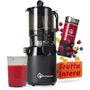 Nutrilovers Slow Juicer NUTRI-PRESS MAX Estrattore di succo per frutta intera