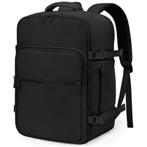 VSNOON Zaino Ryanair 40x30x20, 24L Zaino Bagaglio a Mano Zaino Viaggio Uomo | Impermeabile zaino Da Viaggio per 15.6 Pc Portatile, za ino 40x30x20 per Ryanair, Wizz Air, Easyjet, Nero