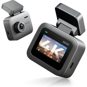 70mai 4K Dash Cam Auto A800 Nano, HDR, Wi-Fi 6 & App, Mini Dashcam per Auto | F1.55, Visione Notturna, Monitoraggio Parcheggio 24/7, Sensore G, IPS da 1,9, Supercondensatore, Registrazione in loop
