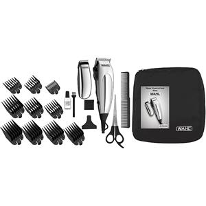 WAHL Tagliacapelli WAHL Deluxe Home Pro, 8x pettini distanziatori distanziatori, 10 livelli di taglio, Lama in acciaio, Adattatore alimentazione / batteria