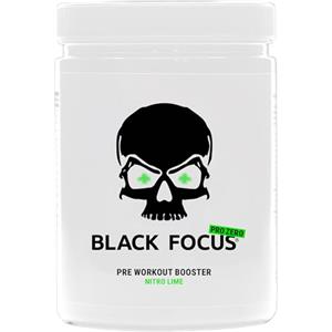 Black Focus Pro Zero Pre-Workout Potente 400 g - Formula ad Alta Intensità con GlyceroMax, Zynamite, L-Citrullina, Oxystorm - Nitro Lime - Made in Germany - 20 Porzioni (Senza caffeina)