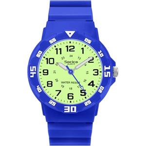 SOCICO Analogico Orologio Impermeabile 50M per Bambini e Ragazze 8-18 anni | Quadrante chiaro, cinturino morbido in silicone. Resistente per scuola e sport. Leggero, stile e autonomia garantiti