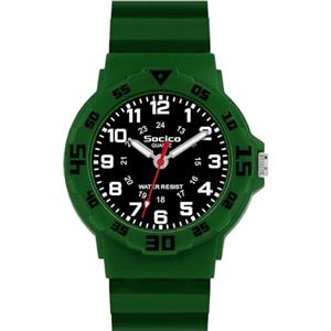 SOCICO Analogico Orologio Impermeabile 50M per Bambini e Ragazze 8-18 anni | Quadrante chiaro, cinturino morbido in silicone. Resistente per scuola e sport. Leggero, stile e autonomia garantiti
