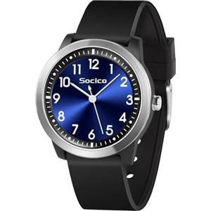 SOCICO Analogico Orologio Impermeabile 50M per Bambini e Ragazze 8-18 anni | Quadrante chiaro, cinturino morbido in silicone. Resistente per scuola e sport. Leggero, stile e autonomia garantiti