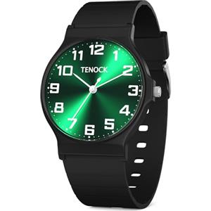 TENOCK Orologio analogico bambini 30m sottile morbido leggibile sportivo 5-15 anni regalo compleanno
