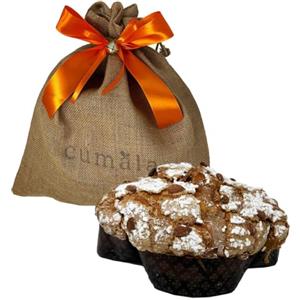 Cumala Colomba Artigianale Tradizionale con Arancia Candita e Copertura Mandorlata 1 kg. Metodo di Lavorazione con Lievito Madre, 3 Impasti e 72 Ore di Lievitazione. Senza Conservanti e Coloranti.
