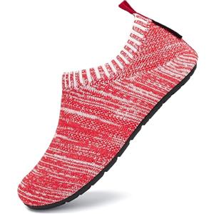 SAGUARO Scarpe da Scogli Bambino Bambina Scarpe Mare Bambini Scarpette Scogli Ragazze Ragazzi Scarpette Mare Antiscivolo Scarpe Immersione Leggere Scarpe Acqua Scarpe Nuoto Rosso Chiaro, Gr.26/27 EU