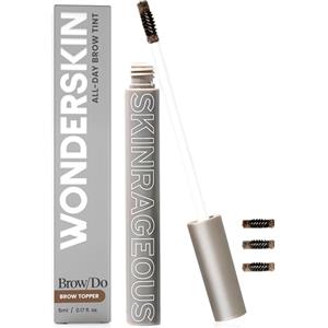 Wonderskin Brow/Do Gel Sopracciglia di Wonderskin - Skinrageous Mascara per Sopracciglia a Lunga Durata, Waterproof e a Prova di Trasferimento (Dark Brunette)