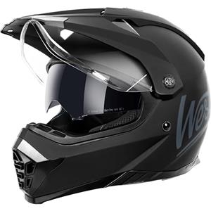 Westt Casco Moto Integrale - Casco Motocross Doppia Visiera ECE DOT Certificato - Casco Cross Per Uomo Donna Casco Da Moto Da Strada