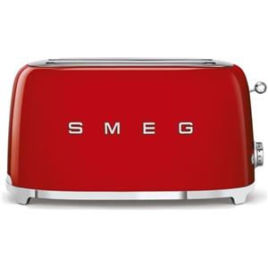 SMEG TOASTER 2X4 50´S STYLE RED TSF02RDEU