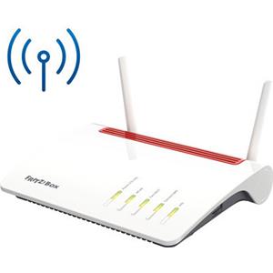 AVM FRITZ!Box 6890 LTE International - Wi-Fi 5 (802.11ac) - Dual-band (2.4 GHz/5 GHz) - Collegamento ethernet LAN - 3G - Rosso - Bianco - Router da tavolo