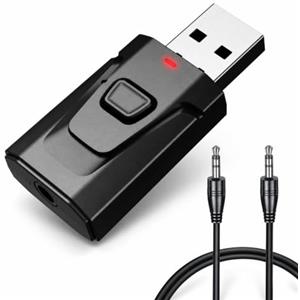 NOWEISU Trasmettitore Ricevitore Bluetooth Aux 5.4,Adattatore Bluetooth jack 3,5 mm | Trasmettitore Bluetooth, Bluetooth Auto per TV PC Auto Altoparlanti Cuffie Plug & Play