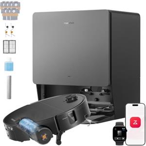 roborock Saros 20 Flow Complete Robot Aspirapolvere Lavapavimenti con Rullo | 8,98cm, 36.000Pa, Supera Ostacoli da 8,8cm, Anti-Groviglio, Evita Oltre 300 Oggetti, Lavaggio Mocio con Acqua a 100°C, Nero